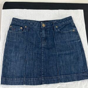 Marc Jacobs Dark Blue Denim Mini Skirt